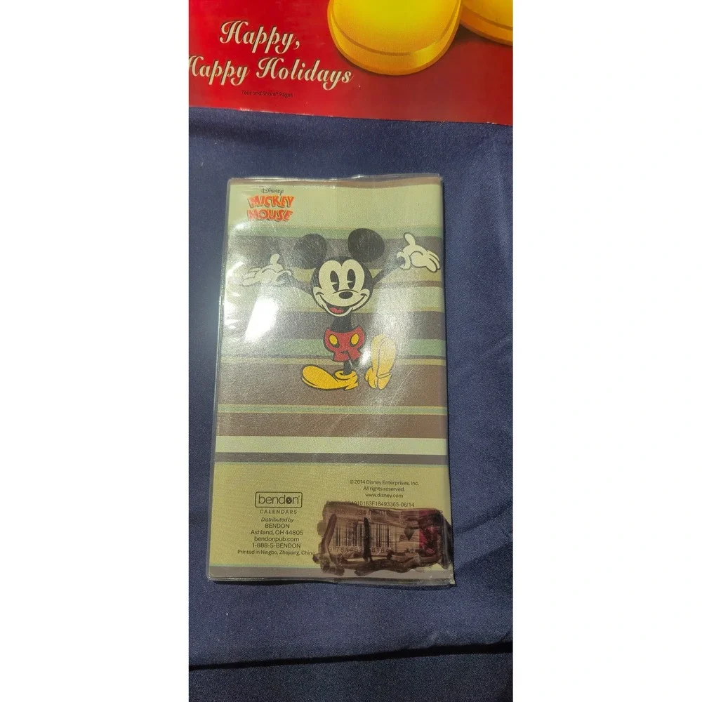 Disney Mickey Mouse Stationery Set Sketchbook Planner Calendars Pencils unopened